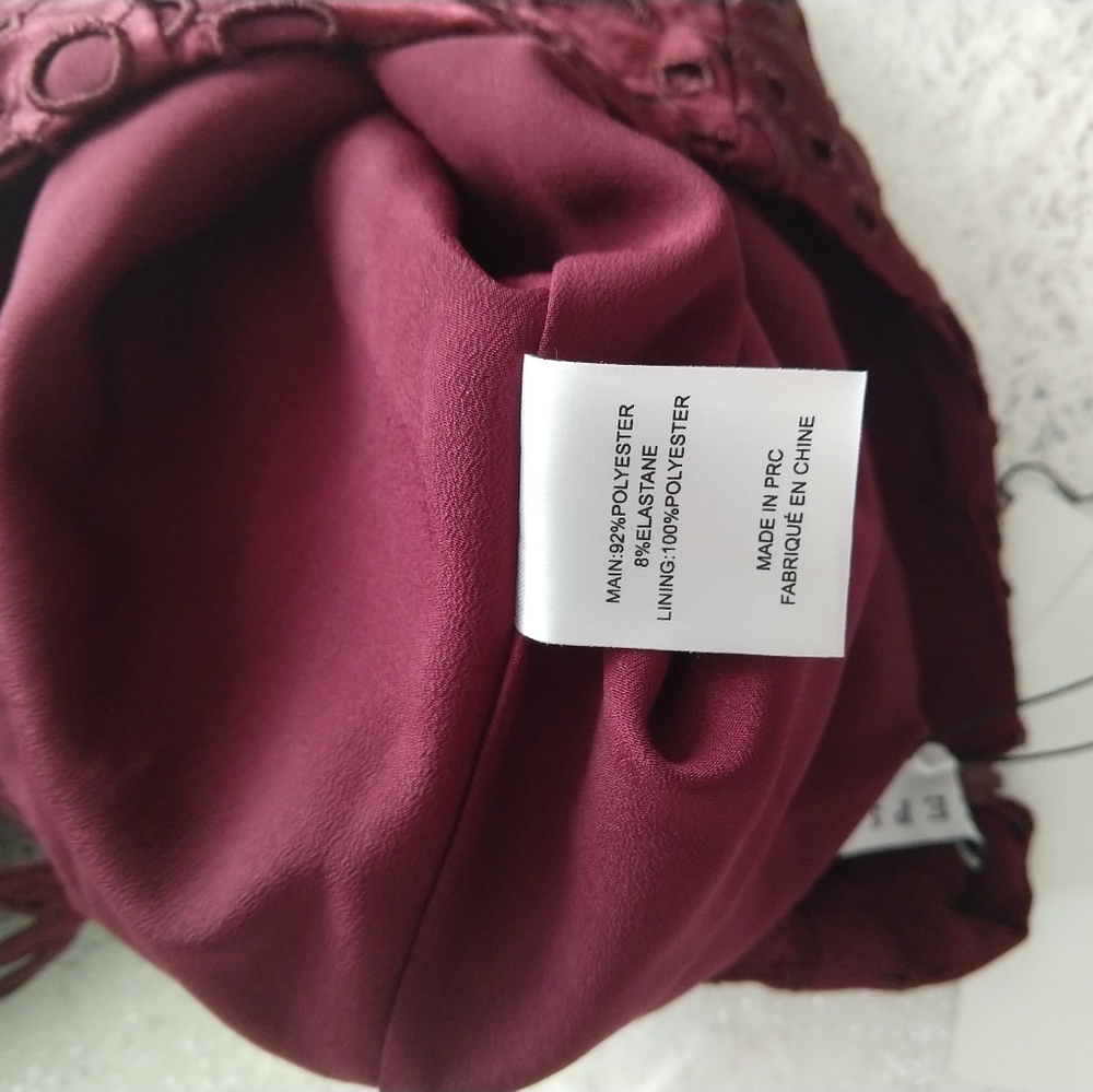 Keepsake True Faith Midi Skirt Wine - Picture 6 of 7